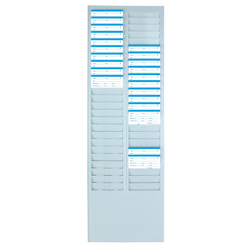 Punching Time Card Holder 50 Slots Plastic Time Card Rack Buy Wall