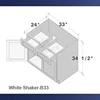 เชคเกอร์สีขาว-B33