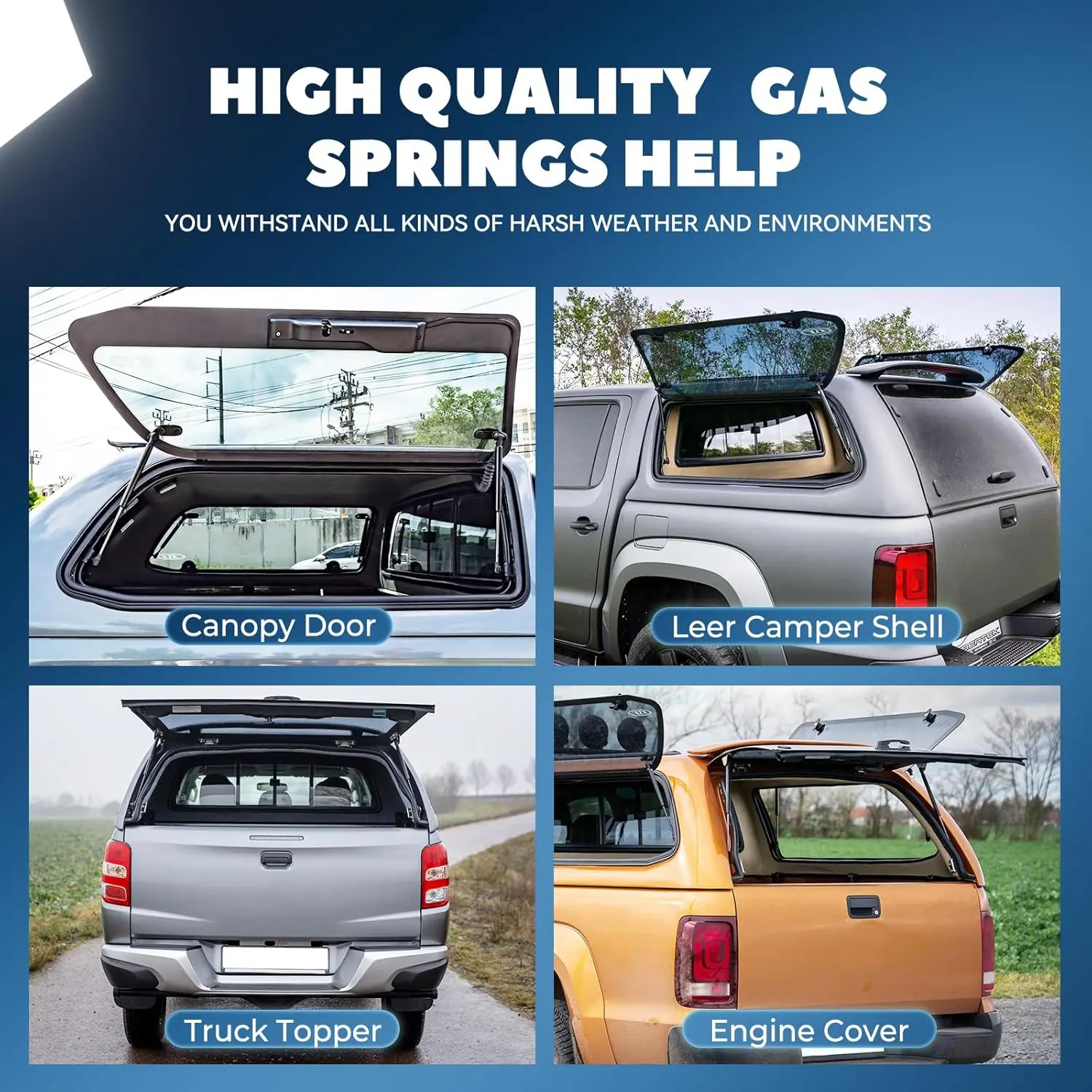 Wholesale Automotive Rear Door Glass Window and Lift Gate Gas Spring Strut Hydraulic for Universal Hood Tailgate