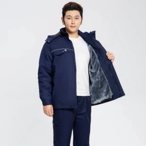 Manufacturer Men's Work Clothes Jacket Uniform Industrial Safety Mens Construction Workwear Wholesale