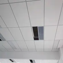 Modern Suspended Black Mineral Fiber Ceiling Board 1200*2400mm Rectangular Drop Tiles 2 X 4 Glass Wool Ceilings Ceiling Grid