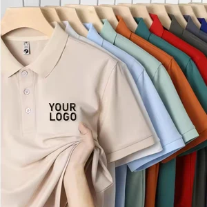 Wholesale Custom Logo Polo Uniforms Short Sleeve Slim Fit Summer Work Wear High Quality Europe Restaurant Waiter Uniform T Shirt