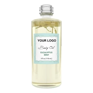 Private Label Natural Plant Extract Peeling Moisturizing & Anti-Aging Eucalyptus Mint Body Oil for Dry Skin