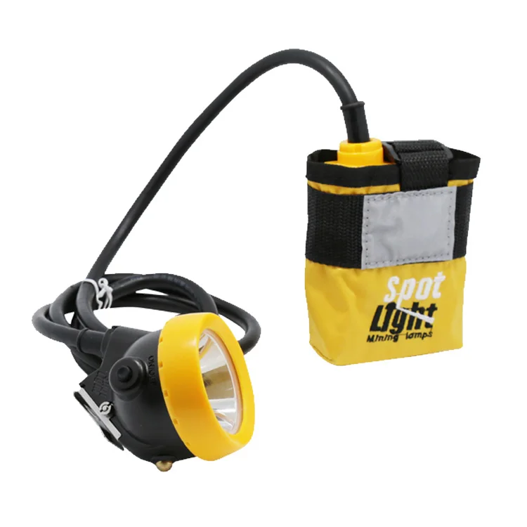 20000 Lux Underground Coal Mining Light Rechargeable LED Miner Cap Lamp With Charger