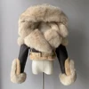 Brown+beige fur
