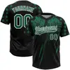 Black and Kelly Green