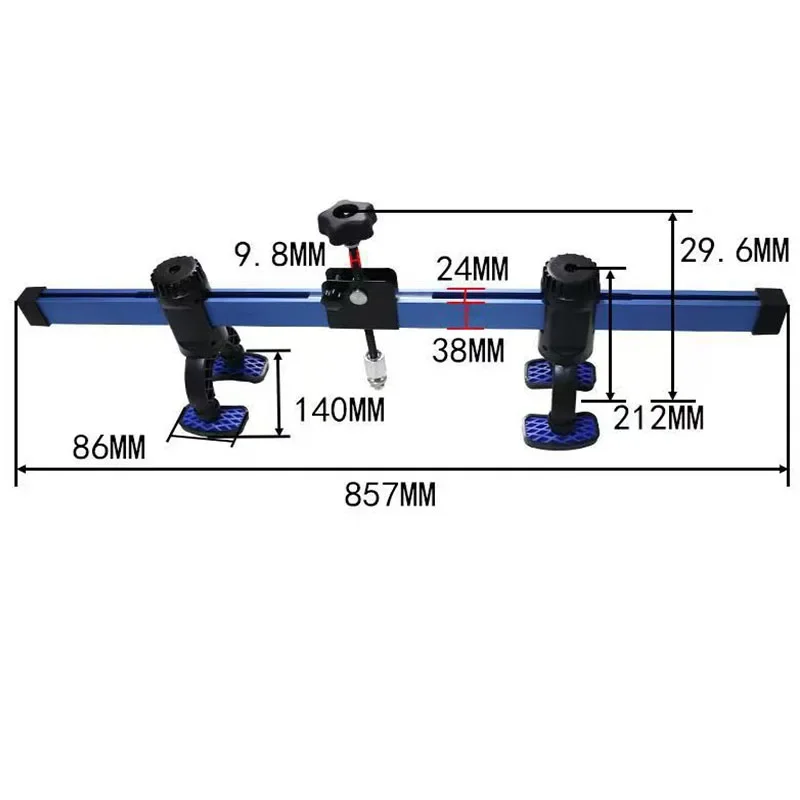 Car Dent Repair Quick Extraction Tool with 360 Degree Rotation Anti slip Body Sheet Metal Rotation Tension Bracket