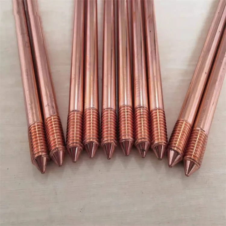 OEM Phosphorus Brazing Copper Clad Ground Rod In Bundle