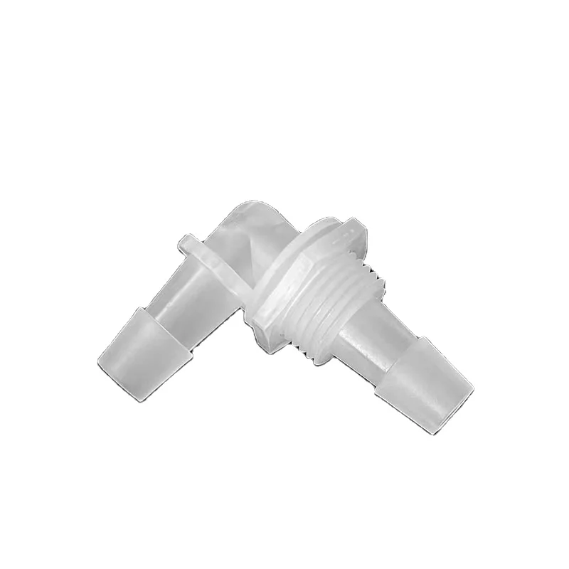 W9.5-G1/2-9.5 (With Nuts) Elbow type ID 9.5mm plastic water tube fittings