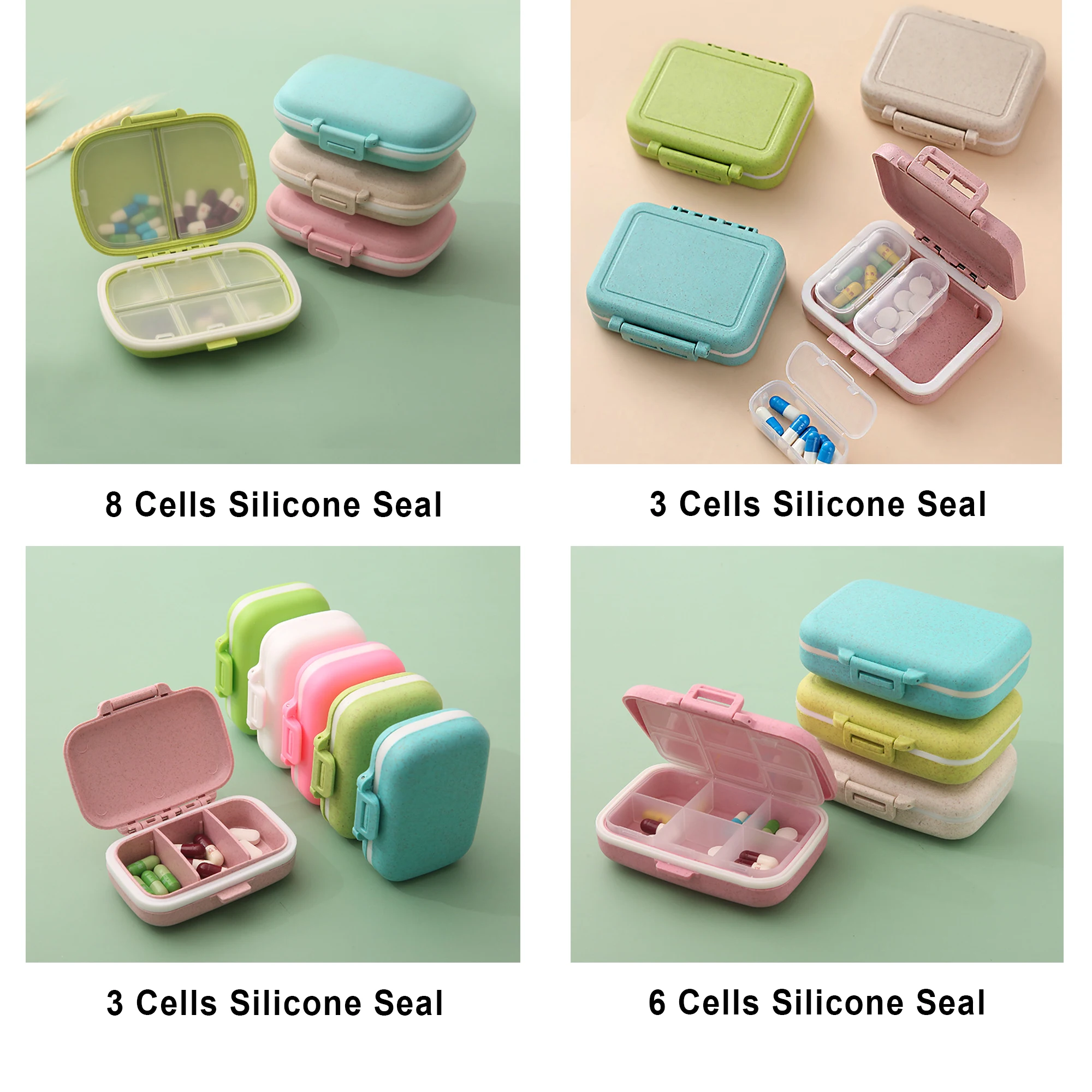 Оптовая продажа мини-пластиковые многофункциональные пилюли резаки для таблеток 3 в 1