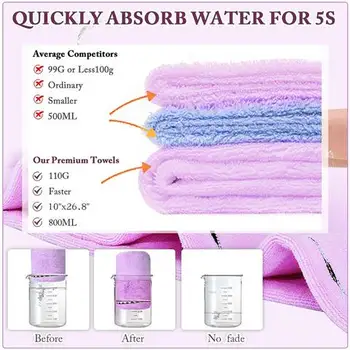 400GSM 45*65cm Pink Microfiber Dish Towels Kitchen Towels - China