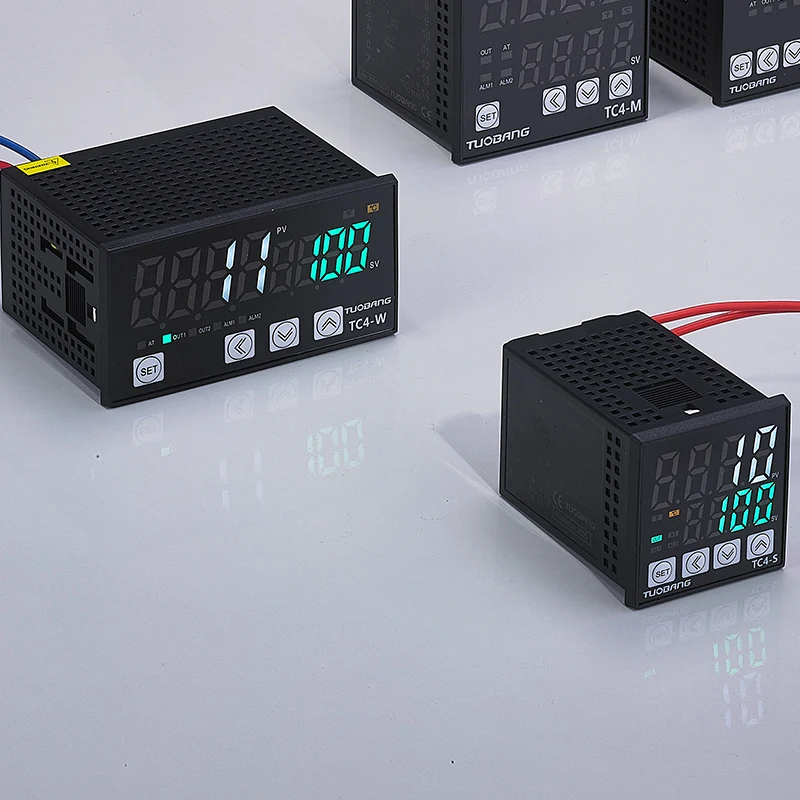 TC4-W 220V 96*48mm LED Display PID Temperature Controller TUOBANG ODM/OEM Smart Industrial Thermostat for Packaging Machine