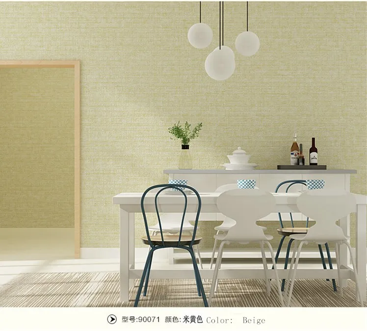 Cloth Pattern Plain Color Beautiful Wallpaper Bedroom Hotel Living Room Engineering Wall Paper Roll Wholesale