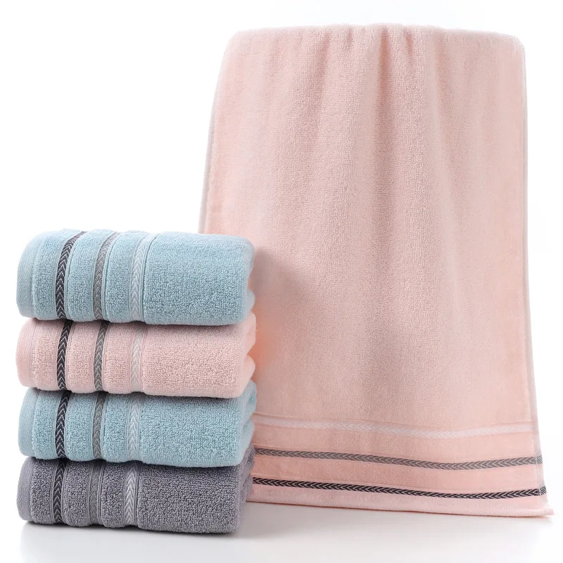 Promotion! Large Size Pure Cotton Towels Quick Dry Towels for Bathroom Daily Use factory