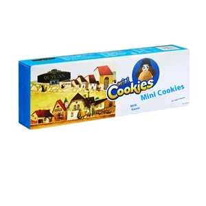 90g Milk Flavor Mini Pastries Biscuit-Laced Wholesome Cookies in Small Packaged Supermarket Fresh Supply