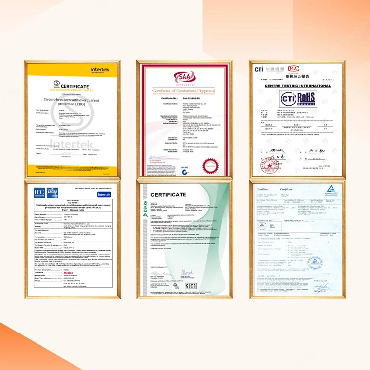 AUR3 3P+N KEMA Certificate with High Breaking Capacity RCCB