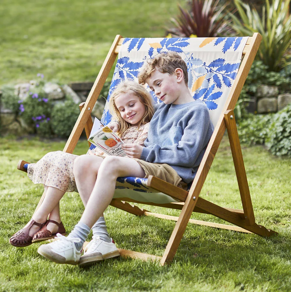 Custom Logo Foldable Recliner Camping Canvas Picnic Garden Outdoor