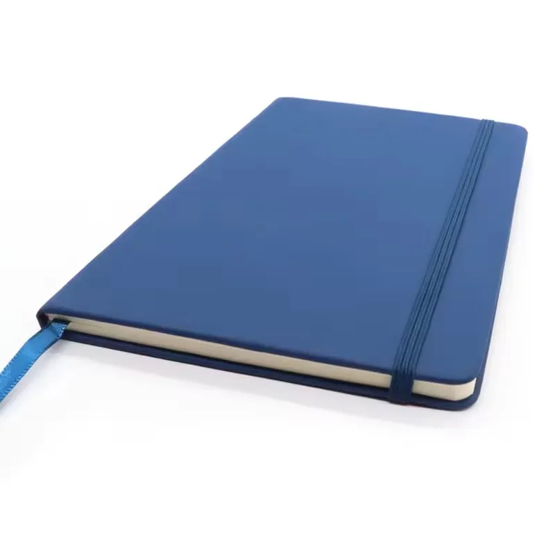 Custom High Quality Hardcover Journal Pu Leather Cover Pocket Diary Notebook