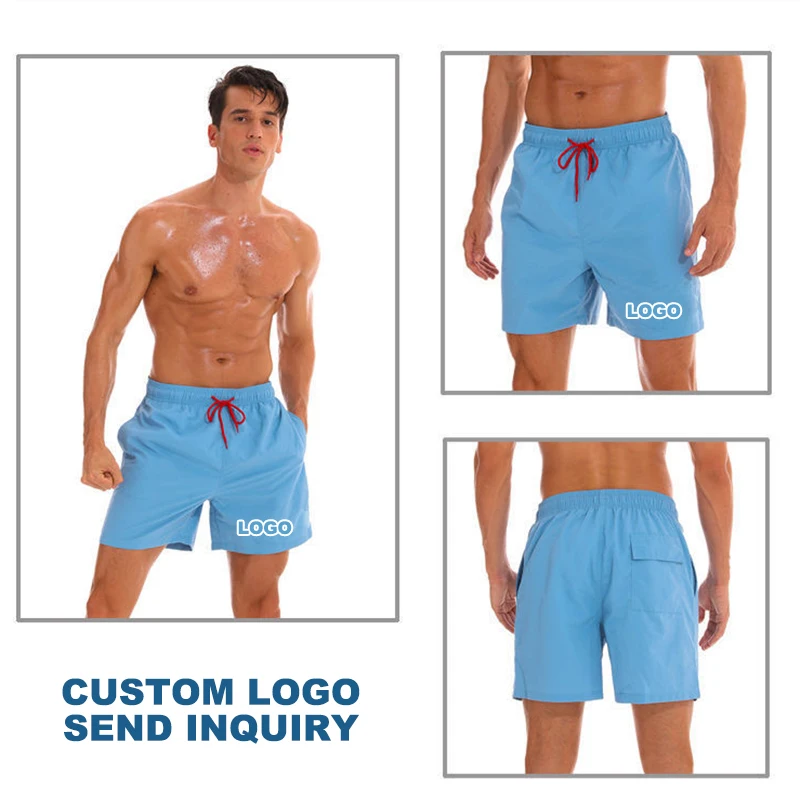 Anpassade tomma simbadkläder med badkläder för män Mesh Board Shorts Beach Shorts Badbyxor för män254_voghion.com