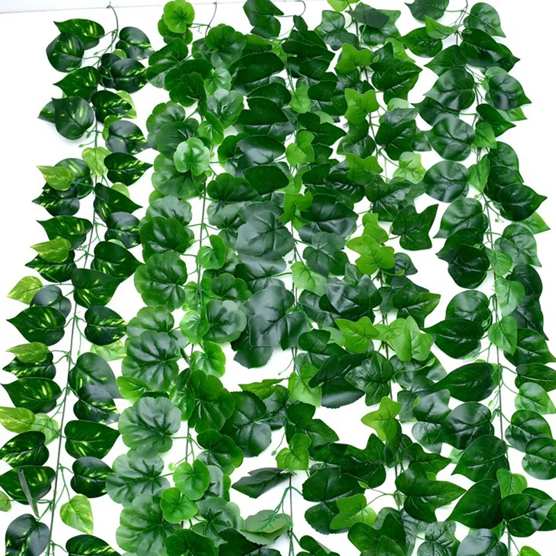 best quality latex silk green leaf