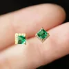 Yellow gold + green