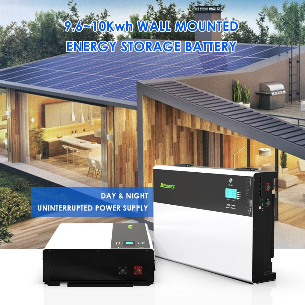 Delong Solar Storage Powerwall Mounted Lifepo4 Lithium Battery 10kwh ...