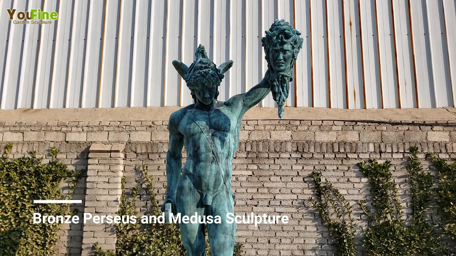 Statue Méduse Façon Bronze – Sculpture Mythologie VERONESE, Résine Sur Socle