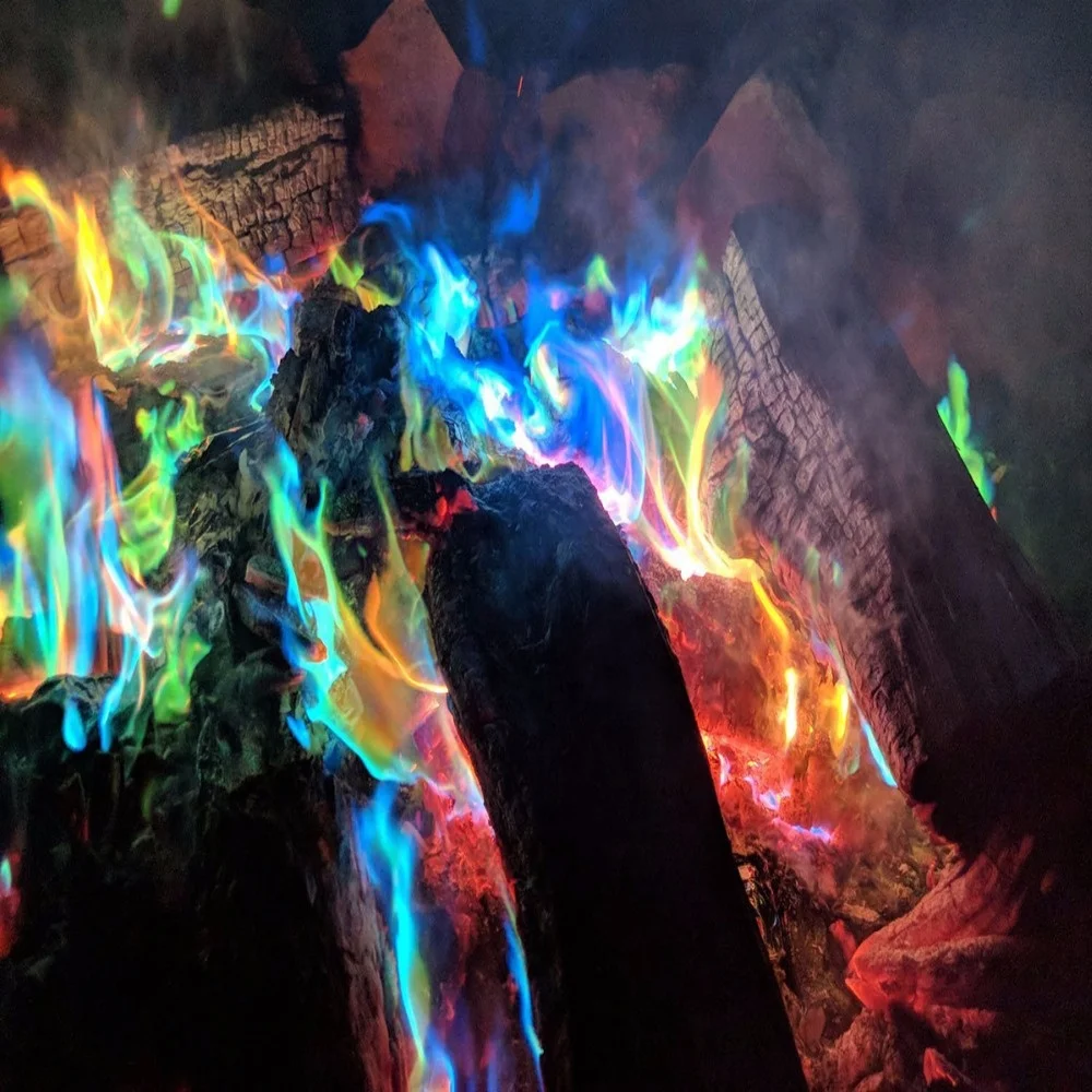 Twice Magical - Rainbow Fire Dust for Vibrant Wood Burning