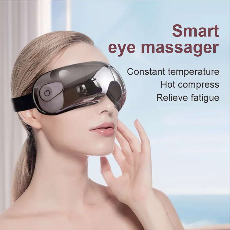 New Relax Led Visuals Under Professional Ionic Rohs 3d Mask Vibration With Bluetooth Music Eye Massager