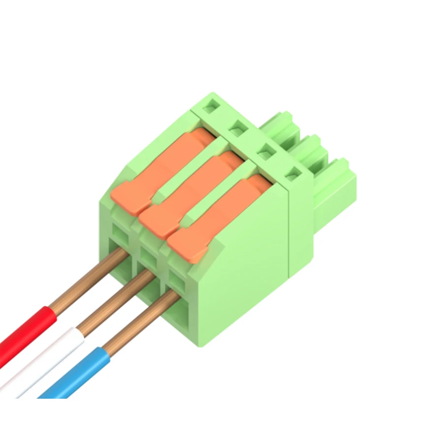 Быстрый клеммный блок 3,81 мм с прямым и изогнутым штифтом, быстрый зажим для печатной платы, безболезненный гаечный ключ-эффективный коннектор проводки