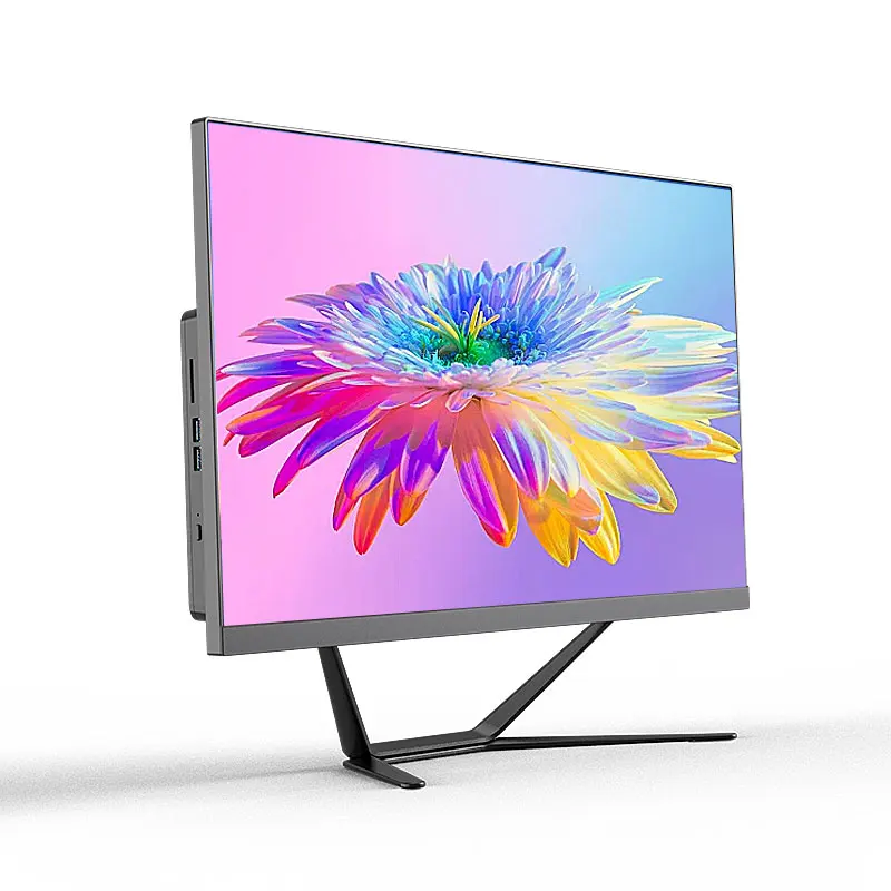 Manufacture Private Logo Computer Pc 24 Inch Screen Core I7 Processor All in One Pc16GB With Home Office Desk Monitor Pc Compute