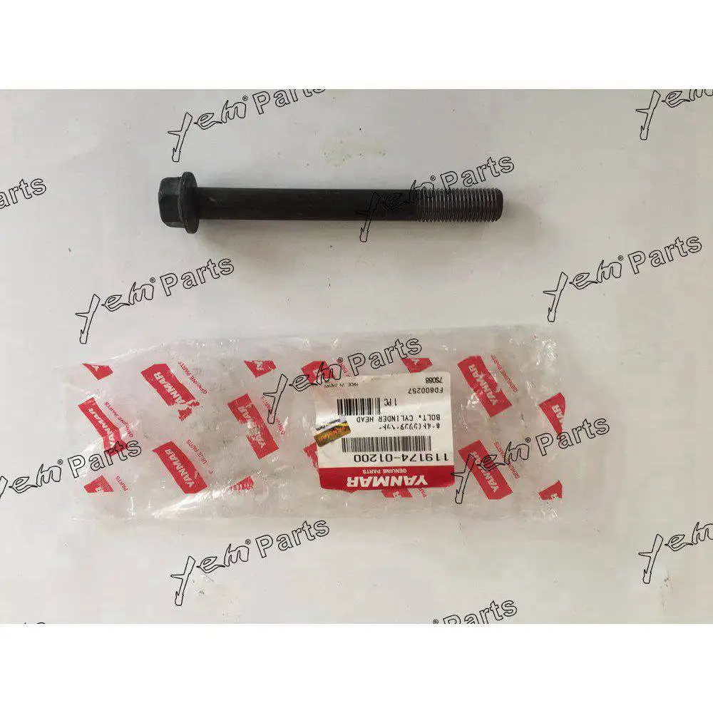 4TNV106 Cylinder Head Bolt 119174-01200 for Yanmar Diesel Engine 2