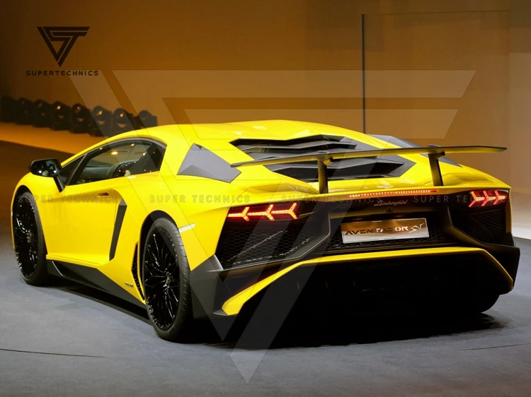 lamborghini aventadorsリアスポイラー Rowen
