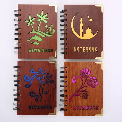 3D Laser Cut Wood Journal Notebook/Birthday Gift/Handmade Lake Life