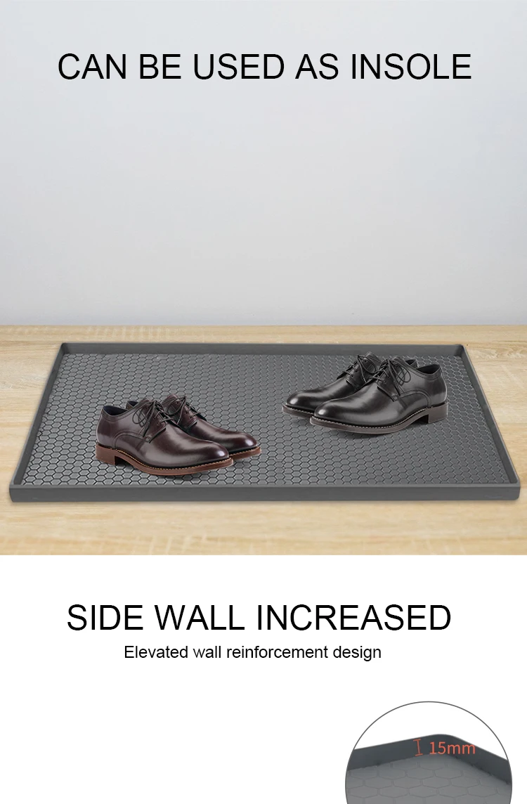 Wellfine 2022 Custom Quick Dry Waterproof 34 22 Silicone Under Sink Mat