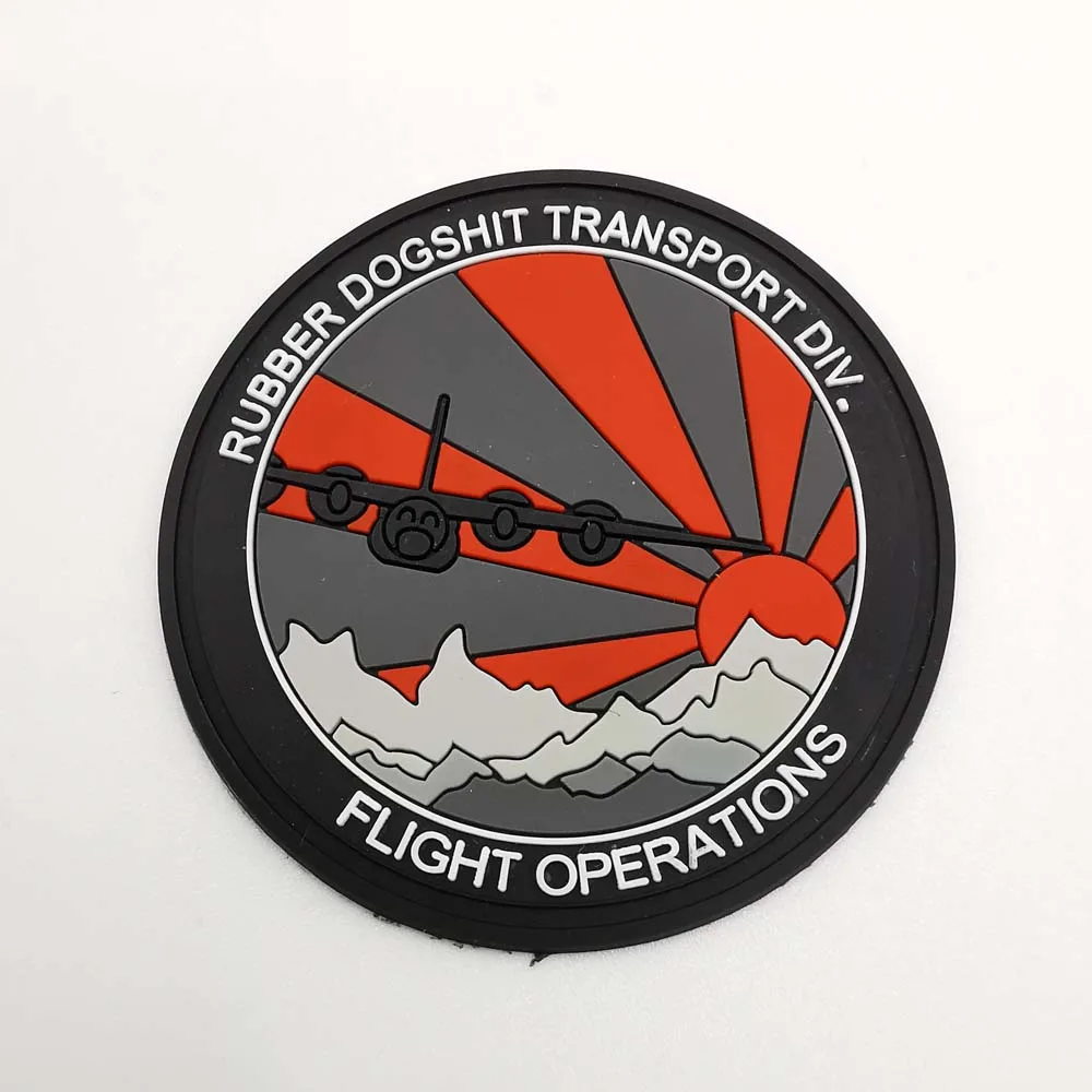 Custom 2d Logo Pvc Badge Heat Press Pvc Patch Customize Design Clothing