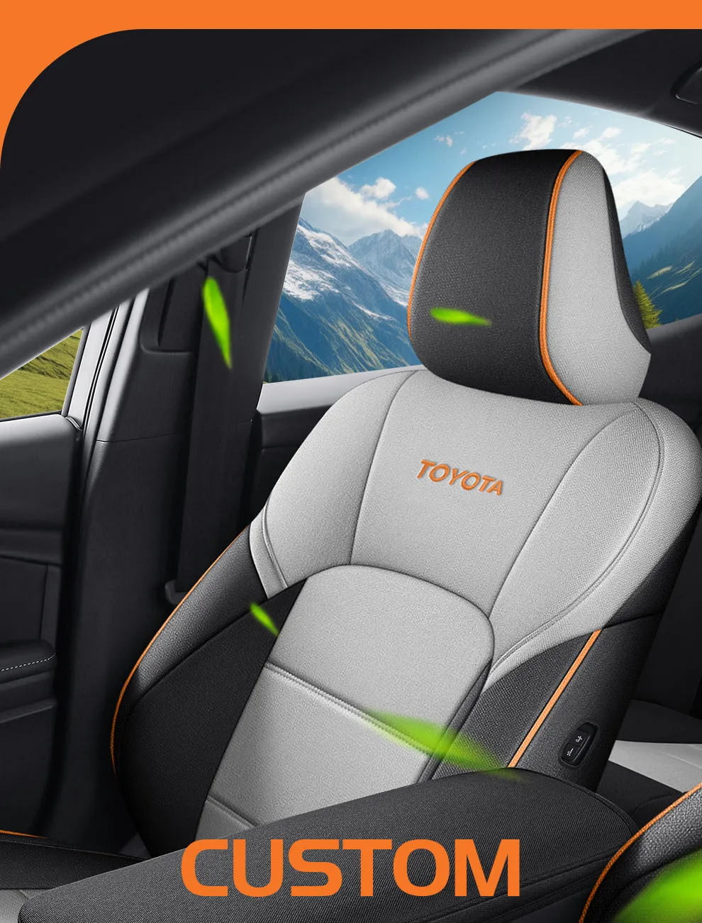 Чехлы для сидений автомобиля из искусственной кожи