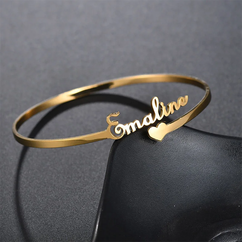 Buy Personalized Gold Bracelet Stainless Steel Small Online in India  Etsy