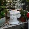 26cm high square top roman column
