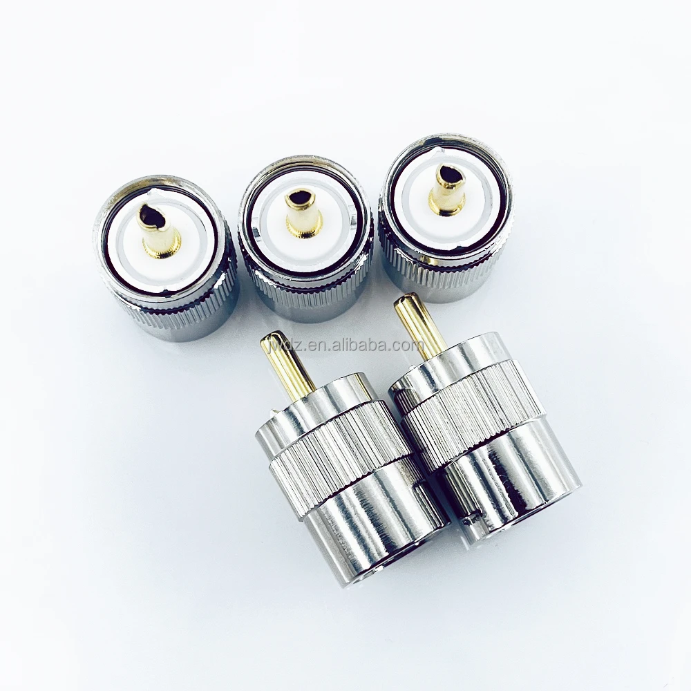 UHF(PL259) Male RF connector for LMR400,RG 213, RG214 solder cable