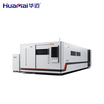 large size 4kw fiber metal cutter 3mm stainless steel laser cutting machine enclosed