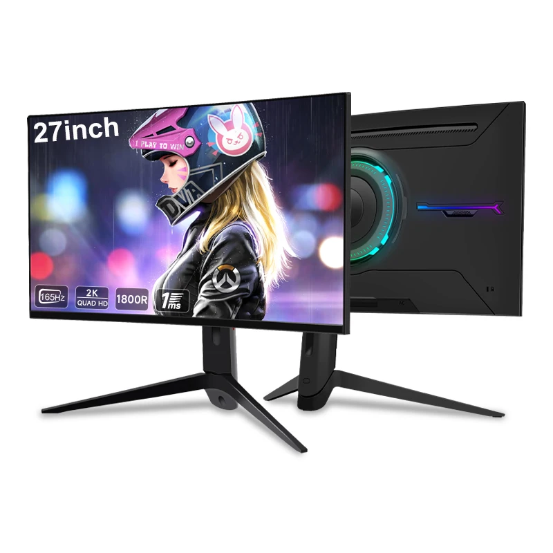 Customizable Logo 27-Inch Curved LED Gaming Monitor for PC Ultra