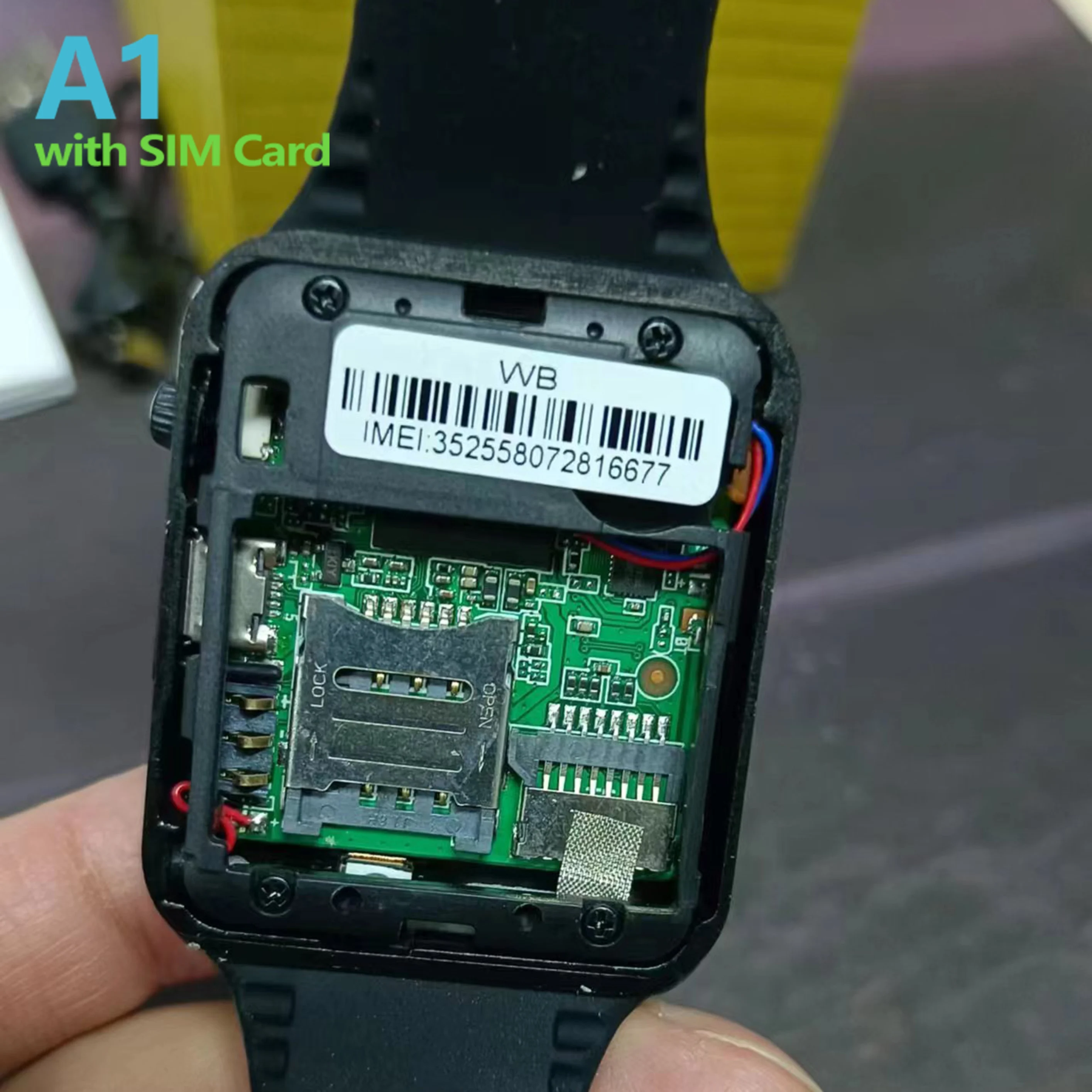 Hot Selling A1 Smart Watch With WIFI and SIM Card 4G Smartwatch Sim Card BT Call Phone Watch With Camera Reloj Inteligente