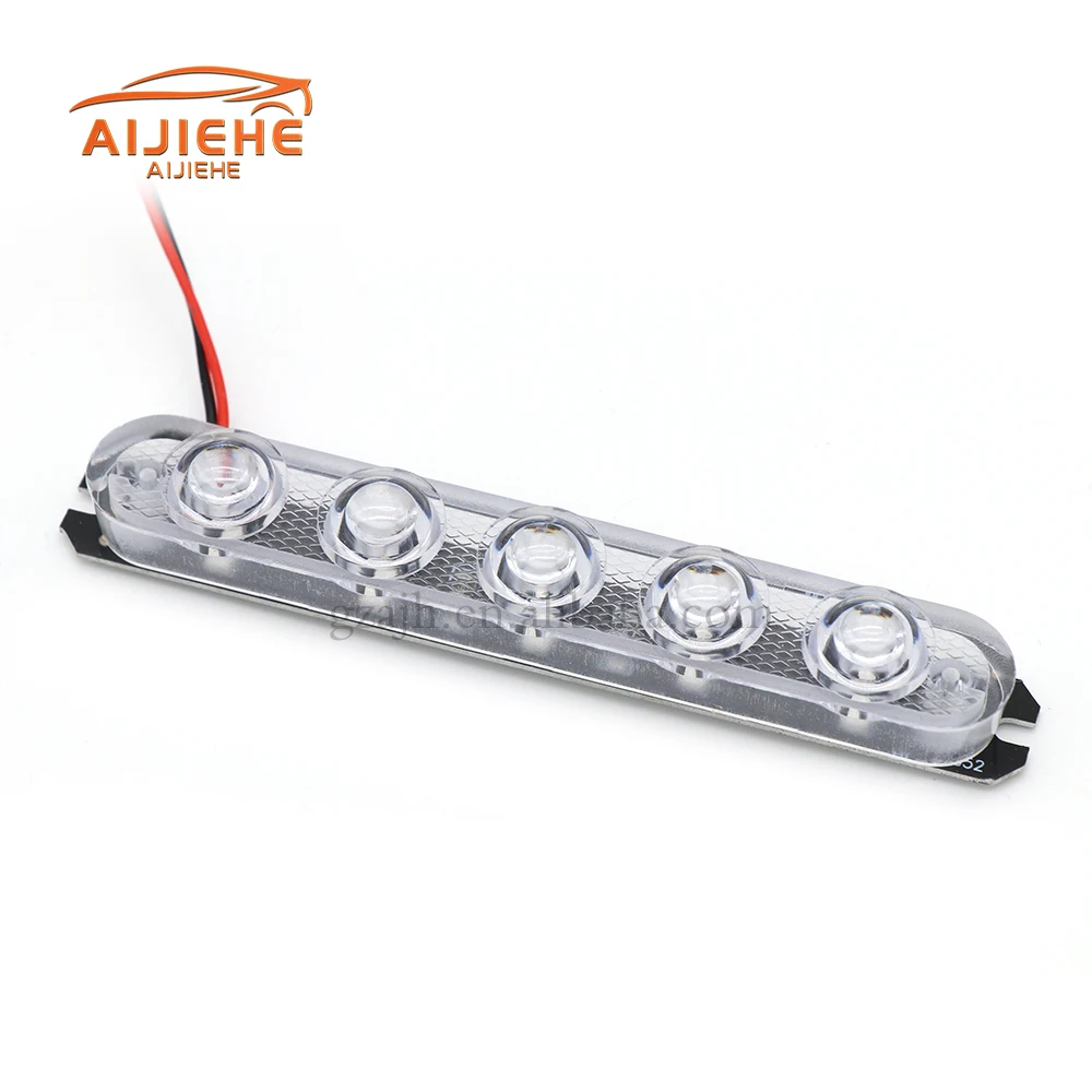 Universal Car Led Drl Daytime Running Light Flexible 6led Driving Fog Bulb Warning Lamp Car Styling Dc 12v Auto Led Head Lamp