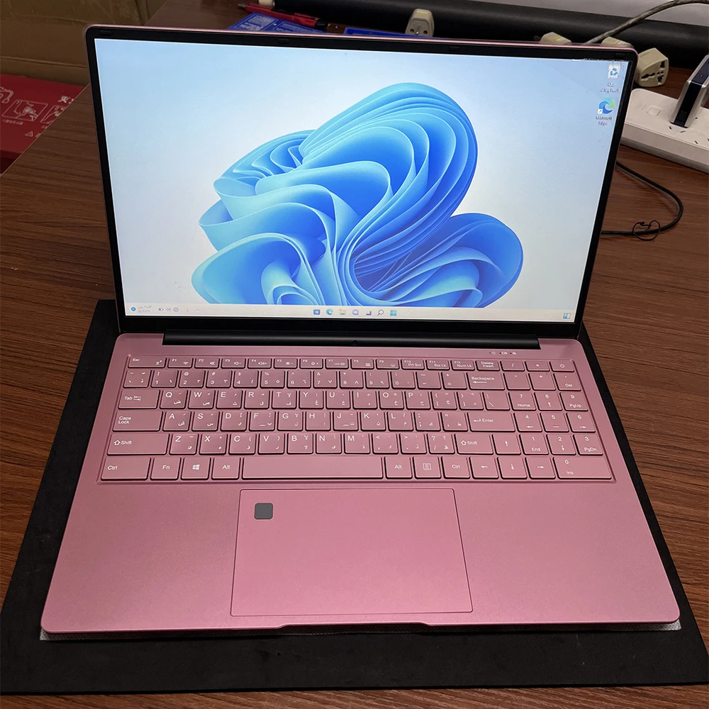 pink Color Laptops Notebooks N95 Processor 16GB RAM Laptop
