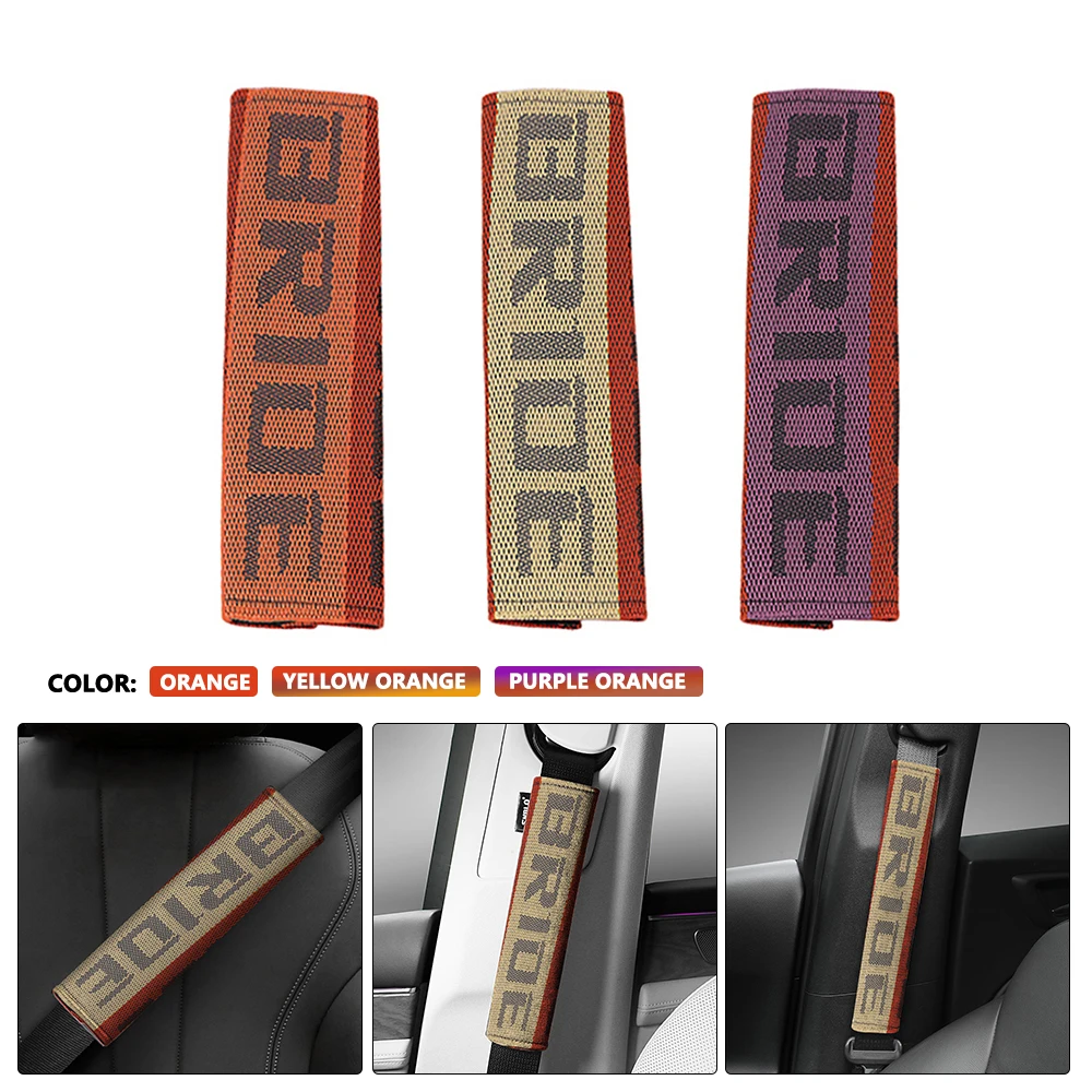 Jdm Bride Embroidery Car Seat Belt Pad Cover 2 Pack Car Seat Belt Pads