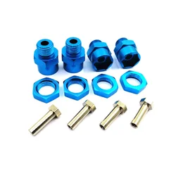 Adattatore Per Mozzi Ruota RC Da 12 Mm A 17 Mm – 4 Set (12 Pezzi) In Lega Di Alluminio, Per Modellismo 1/10 E 1/8