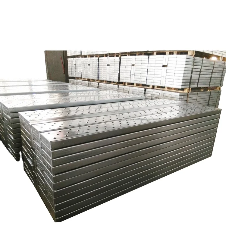 Kwikstage Scaffold Plank Industrial-Style Heavy-Duty Light Galvanized Finish Steel Board for Construction Building