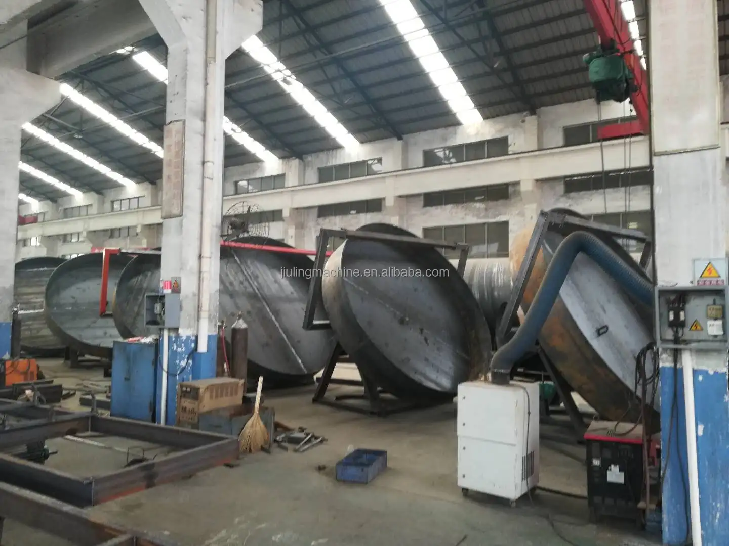 JIULING Factory Orgainic Fertilizer Granulation 200mm Disc Granules Maker Pan Disc Granulator Machine