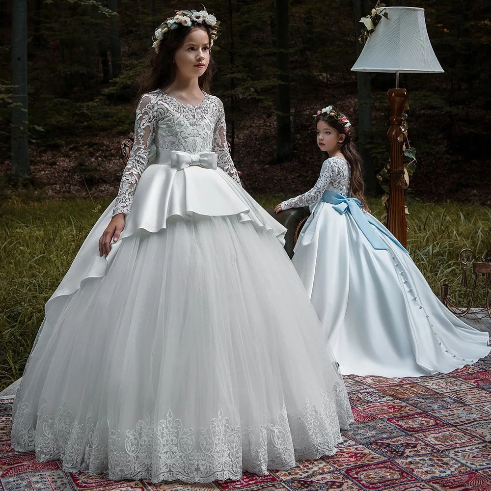 Wedding Dresses For 13 Year Olds Long Sleeve Boutique Lace Long